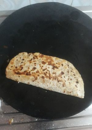 A picture of Taco Mexican homemade on Tawa.
