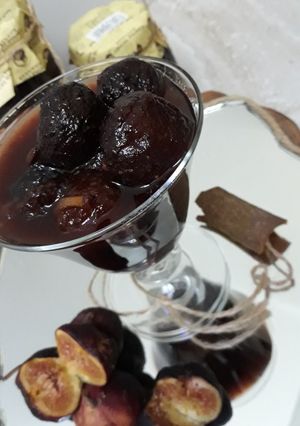 عکسی از دستور مربای انجیر