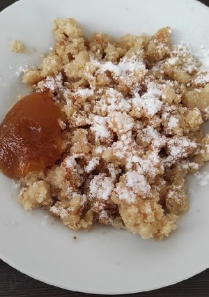 Császármorzsa, tojás nélkül recept fotója