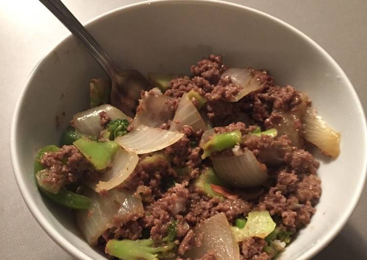 Steps to Prepare Super Quick Homemade Beef and Broccoli