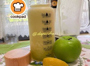 Gambar 👩‍🍳Jus Nanas Epal Hijau