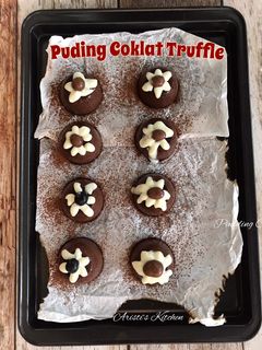 Foto resep Puding Coklat Truffle (3 bahan saja)
