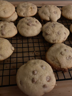 A picture of Butterscotch chip cookies.