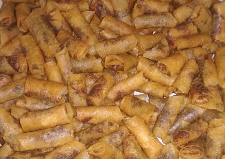 Proses Membuat Sumpia ebi gurih krenyes no gosong yang sempurna