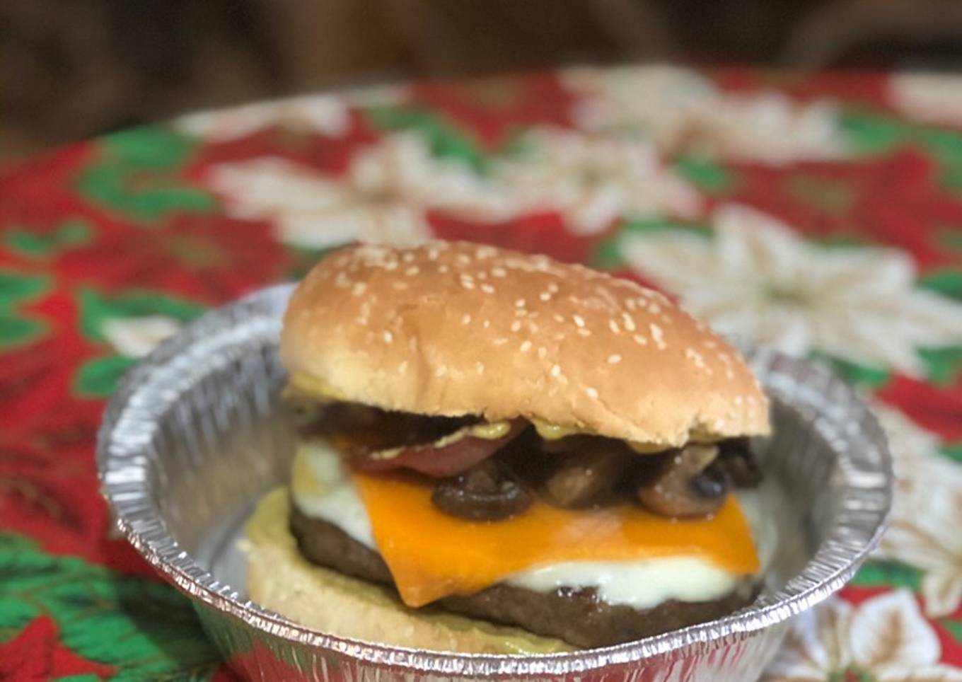 Hamburguesa Wagyu triple queso