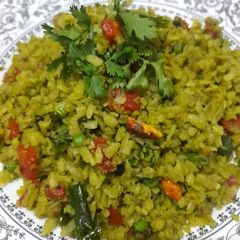 A picture of Vegetable Chutney Poha❤️.