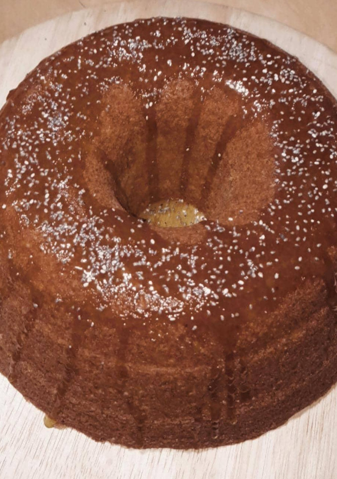 Una foto de Torta o budín de mandarina súper fácil
