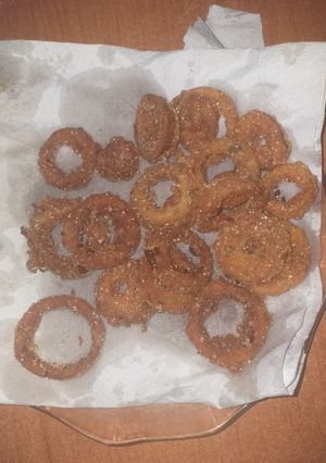Una foto de Aros de cebolla sin tacc