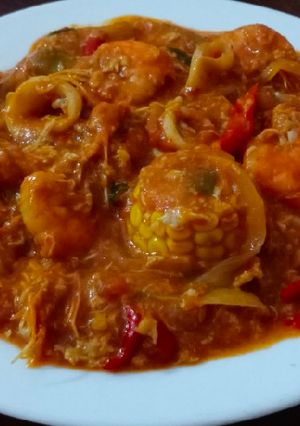 Foto resep Udang saos padang