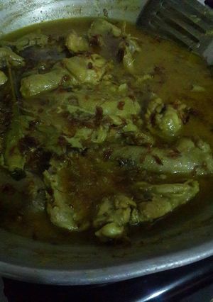 Foto resep Opor ayam "malas" pedas