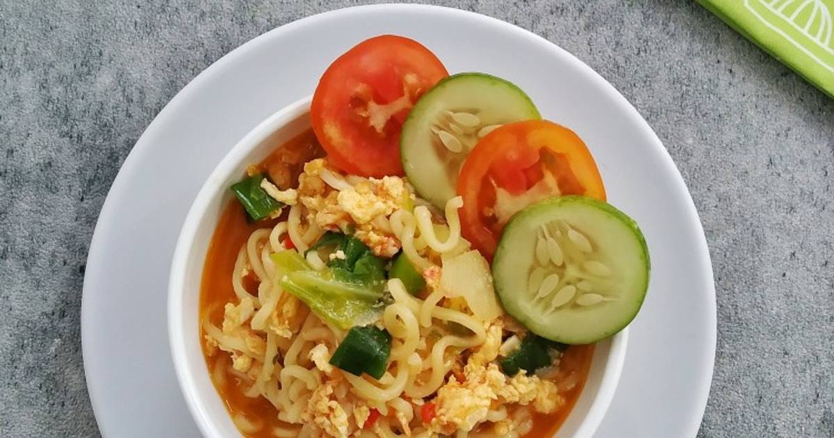 Resep Mie Nyemek Kuah Pedas Oleh Eka Susanti Cookpad