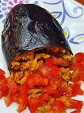 Berenjena con arroz