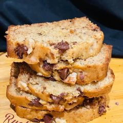 A picture of Banana Walnut Bread.