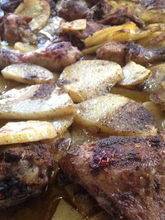 صورة لوصفة صينيه بطاطا بالدجاج