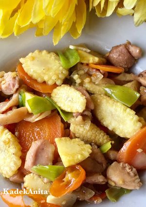 Foto resep Tumis Jagung Muda