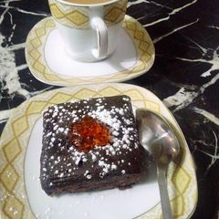 Quick Chocolate Brownies with Coffee A picture of Quick Chocolate Brownies with Coffee.