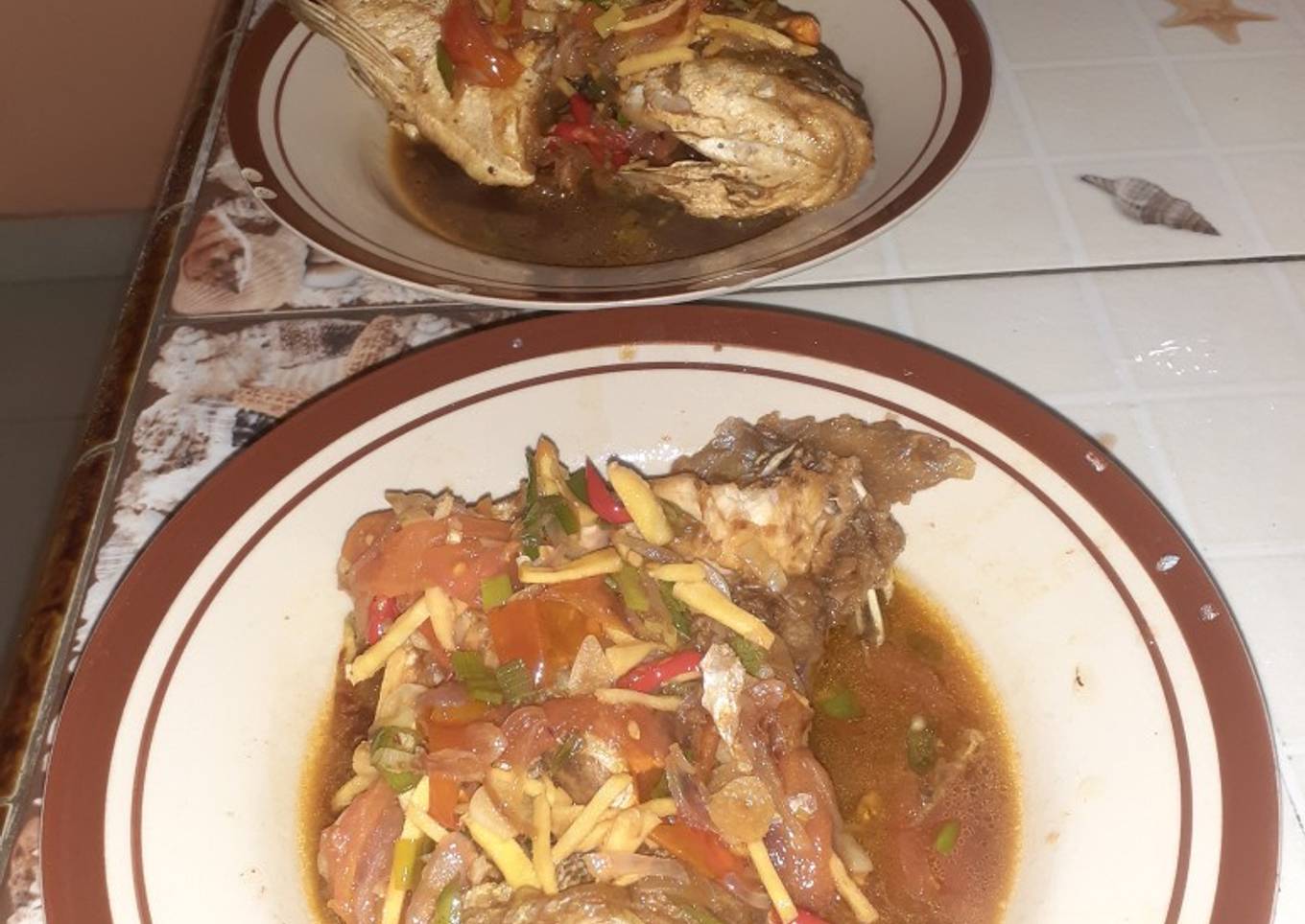Ikan masak thiam son khas bangka