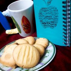 Butter cookies A picture of Butter cookies.