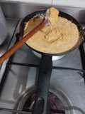 Salsa con queso cheddar para pastas