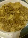 Meat and Potatoes over Rice