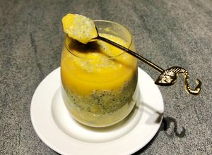 Una foto de Chía pudding tropical
