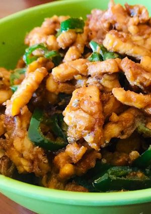 Foto resep Oseng Tempe Lombok Ijo