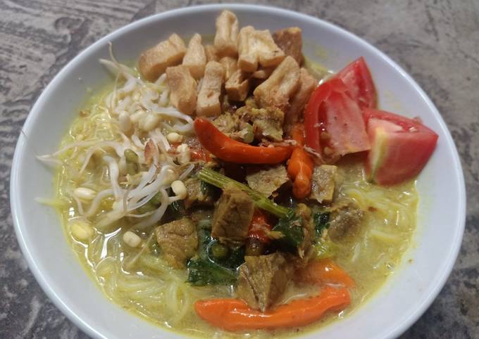 Soto Medan daging rempah