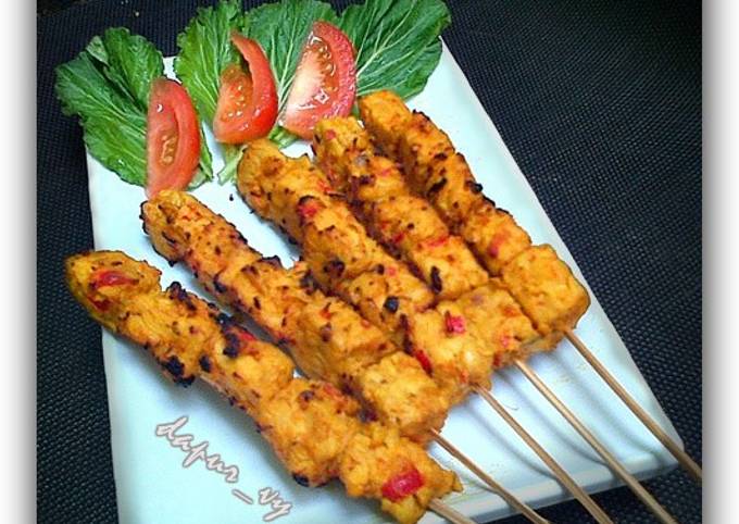 5 Resep Sate Tempe yang Gurih dan Benar-benar Lezat Resep SATE TEMPE bumbu Kari Pedas oleh dapurVY - Cookpad