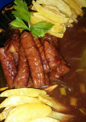 Foto resep Sosis kentang saus pedas manis