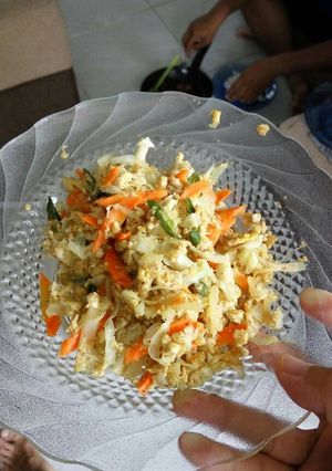 Foto resep Oseng sayur telur