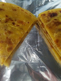 A picture of Pumpkin chapati.