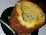 Cheese and broccoli bowl