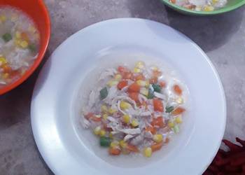 Resep Unik Bubur ayam korea,pakai ketan Praktis Enak