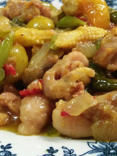 Foto resep Ayam Tumis Kuning