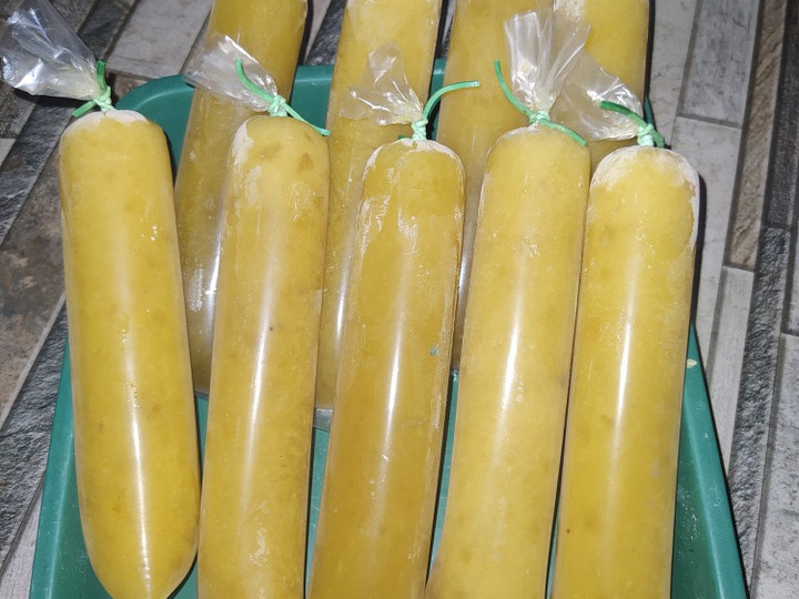 Bagaimana Membuat Es lilin mangga kweni, Lezat