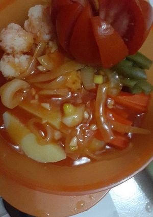 Foto resep Udang tepung pedaz asam manis
