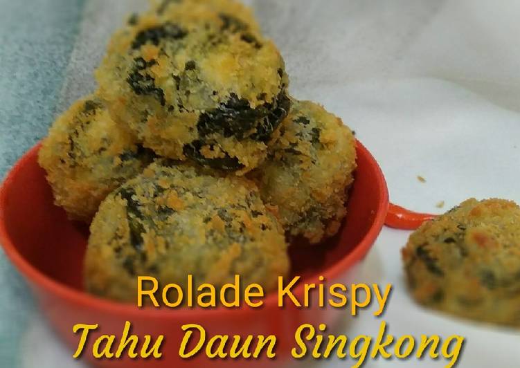 Rolade Krispy tahu daun singkong