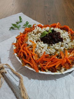 عکسی از دستور ماش پلو با هویج🥕