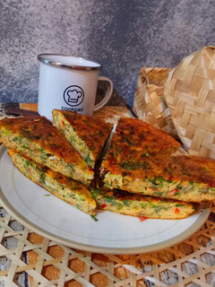 Foto resep Telur Dadar Padang || with Telur Bebek