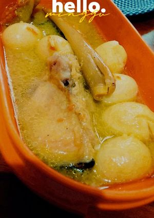 Foto resep Mpasi bb booster patin telur puyuh kuah santan