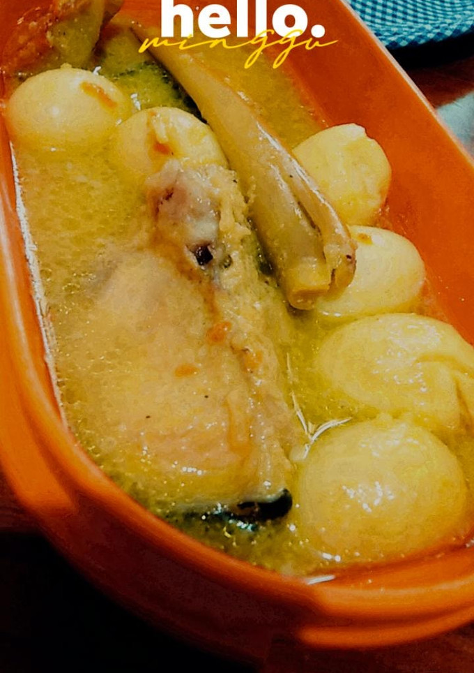 Foto resep Mpasi bb booster patin telur puyuh kuah santan