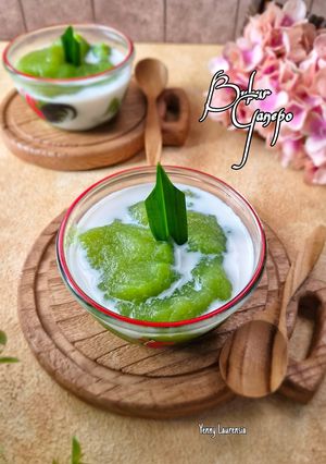 Foto resep Bubur ganefo (bubur singkong pandan)