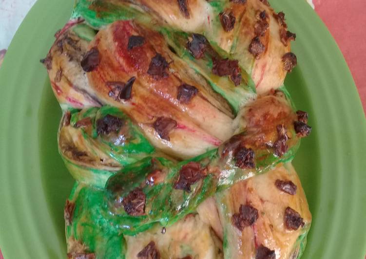 Rainbow Challah Bread #25