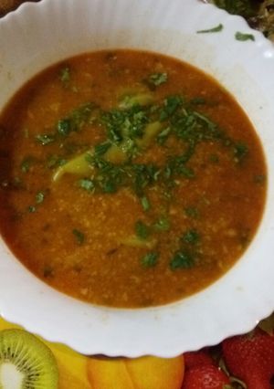 صورة لوصفة شوربة فريك