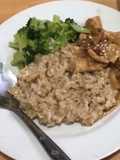 Oatmeal asin (Pengganti nasi)