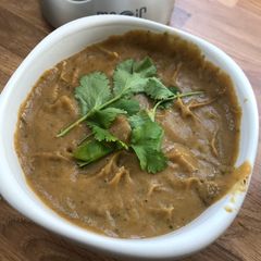 A picture of Bacon & Leek soup.
