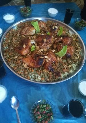 صورة لوصفة اوزي الدجاج
