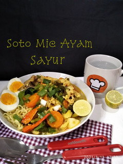 Foto resep *Soto Mie Ayam Sayur*