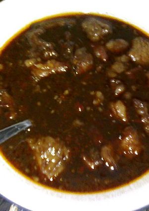Foto resep Brongkos Daging Sapi.. By:Erni Hartanti.Amd😘😍