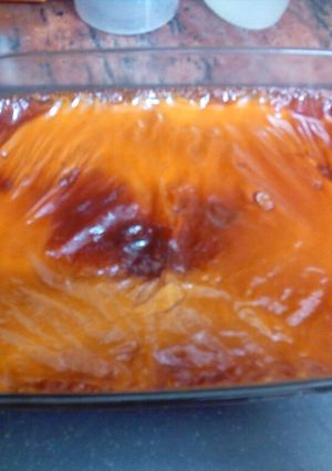Una foto de Flan de potax al baño maría